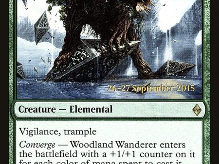 Woodland Wanderer [Battle for Zendikar Prerelease Promos] For Cheap