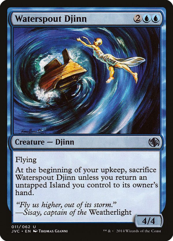 Waterspout Djinn [Duel Decks Anthology] Online