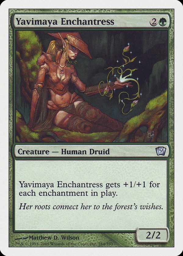 Yavimaya Enchantress [Ninth Edition] Sale