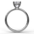 Fana Classic Round Cut Solitaire Engagement Ring 3842 Discount