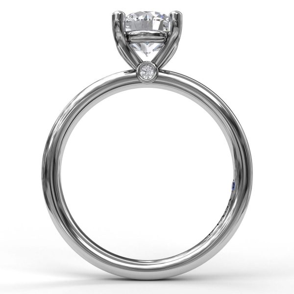 Fana Classic Round Cut Solitaire Engagement Ring 3842 Discount