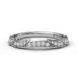 Fana Leaf Motif Diamond Band 3068 For Cheap