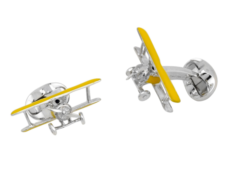 Deakin & Francis Silver Aiplane Cufflinks Online